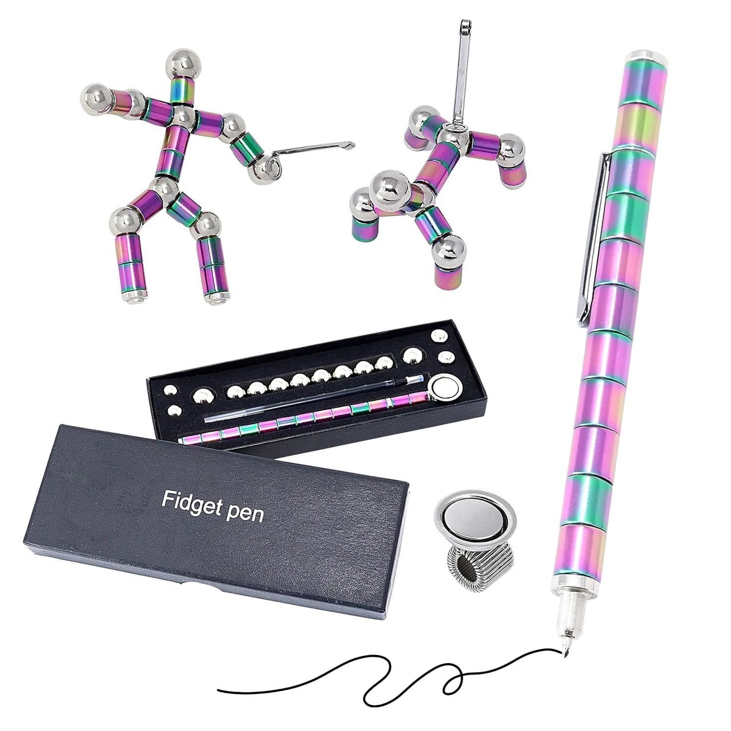 Rainbow magnet pen