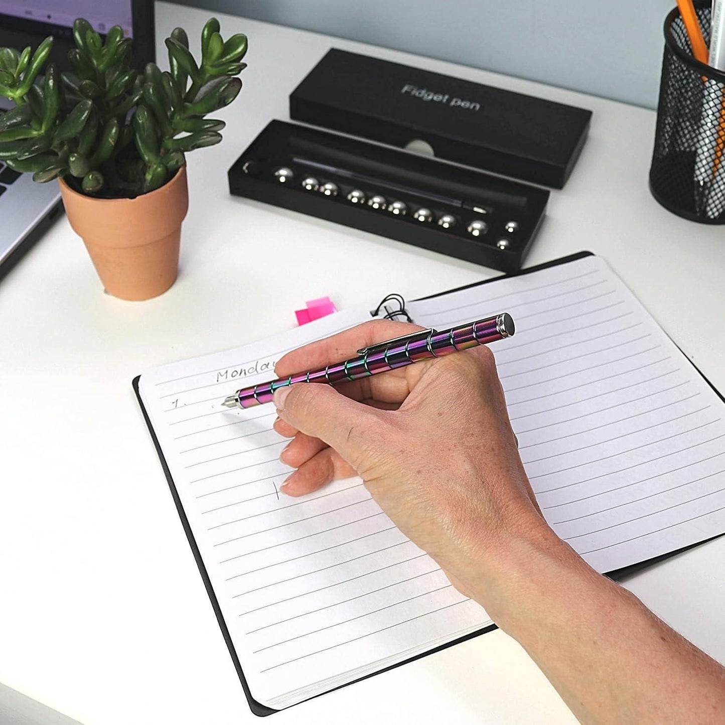 Rainbow magnet pen