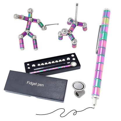 Rainbow magnet pen